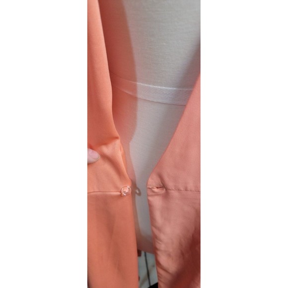 GB Peach Wrap Knee Length Dress size XL - Picture 5 of 9
